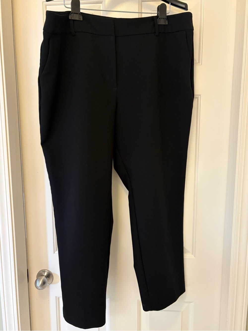 Ann Taylor Factory Black Straight Leg Pants NWOTs Sz 16